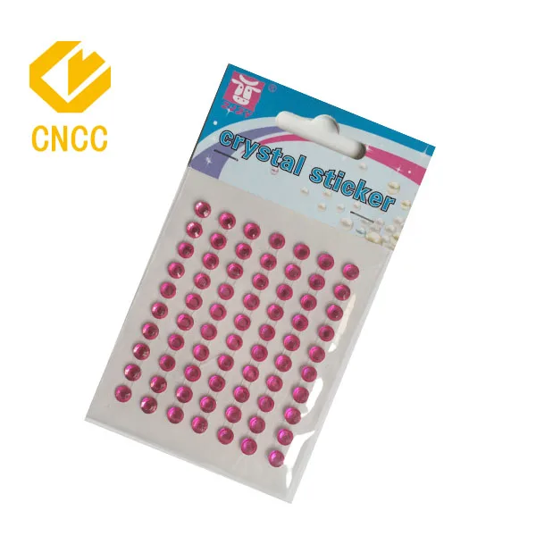 custom black blue single star diamond makeup face eye 4mm star crystal jewelry stickers