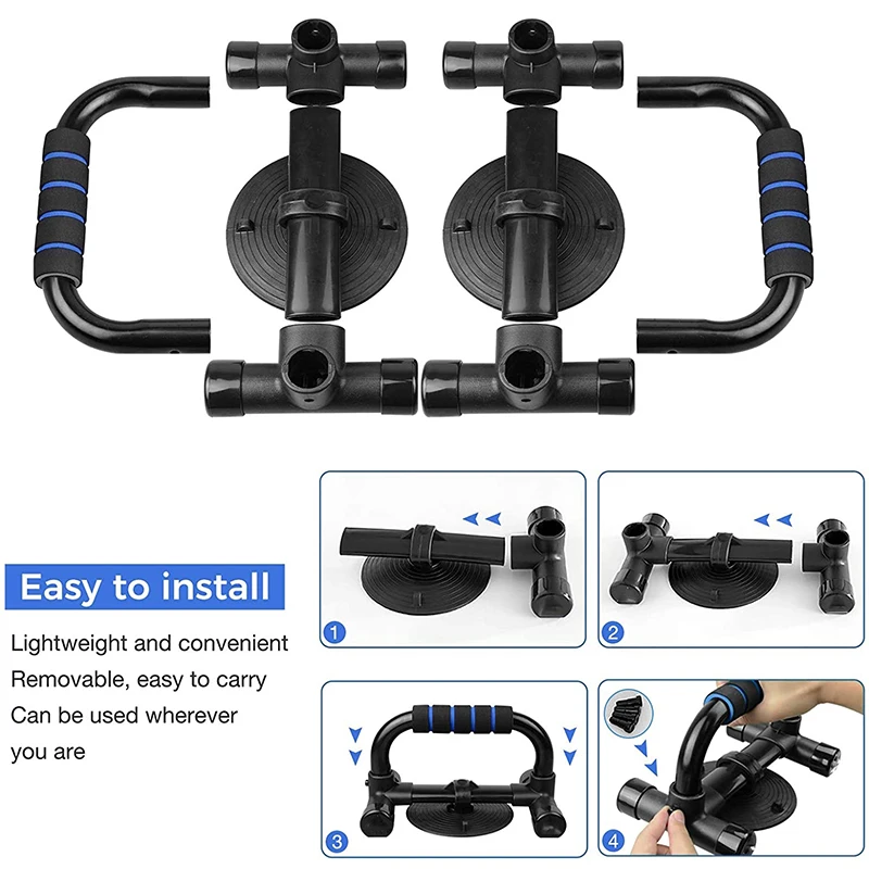 Wholesale Handles Frame Pushup Stands Slip Resistant Support Arm Shoulder Abdominal Muscle Training Power Exercise Push Up
