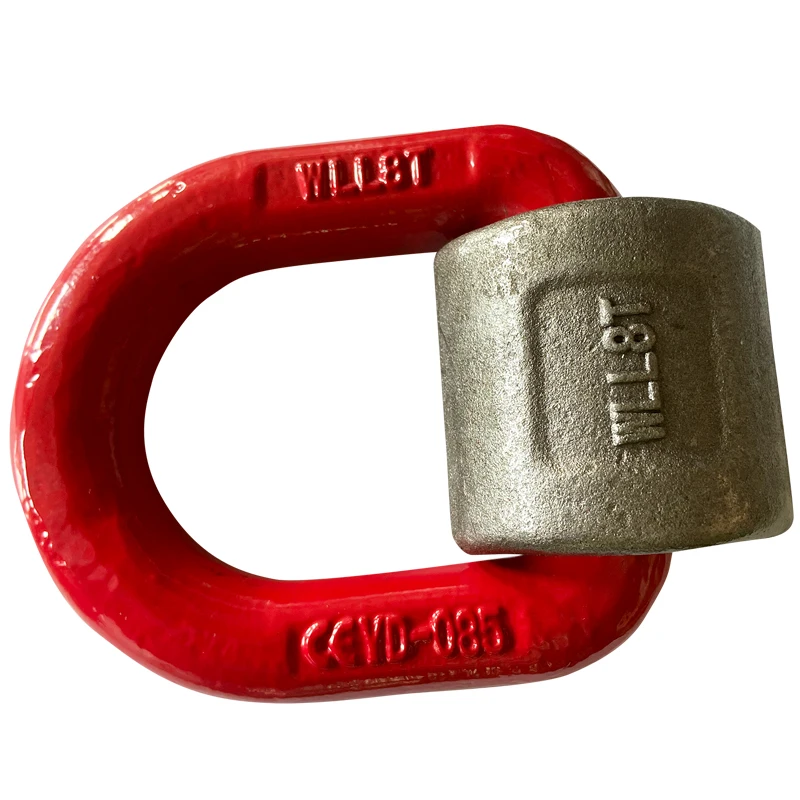 Heavy Duty Forged Steel Welded Lifting Point on Pivoting D Ring Lifting Lug