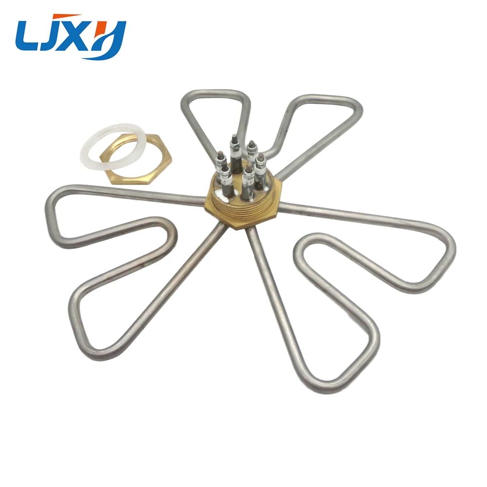 201SUS 1.5inch/DN40 Plum Shape Heating pipe 220V/380V 3KW/6KW/9KW/12KW Water Heater Element for Tank Tubular Electric Heater