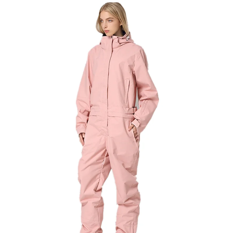 
Women One Pieces Jumpsuits Coveralls Winter Outdoor Waterproof Snowsuits for Snow suit Racing Sports Ski Suits 