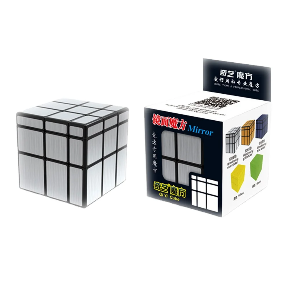 New QIYI MoFangGe professional educational plastic cube toys 3x3x3 mirror speed magic cube