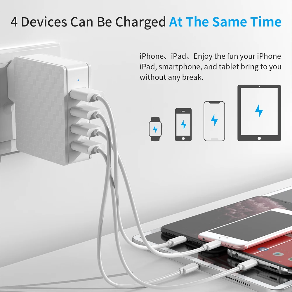 
Quick Charge 3.0 USB Wall Charger QC 3.0 Adapter Tongketai Portable Travel Phone Charger Plug Fast DC Power Adapters 