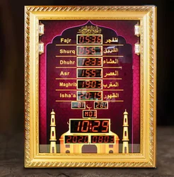 Часы Azan с автоматическим позиционированием настенные часы поддержкой BT динамика управление