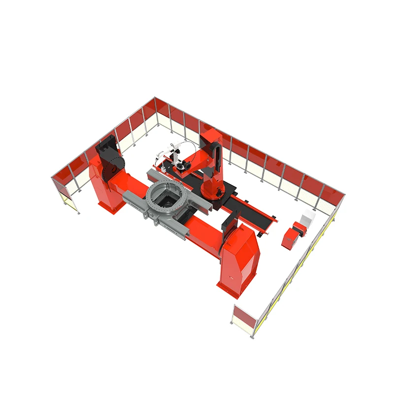 PYD4 Large track body welding workstation tig welding equipment table turntable welding station positioner