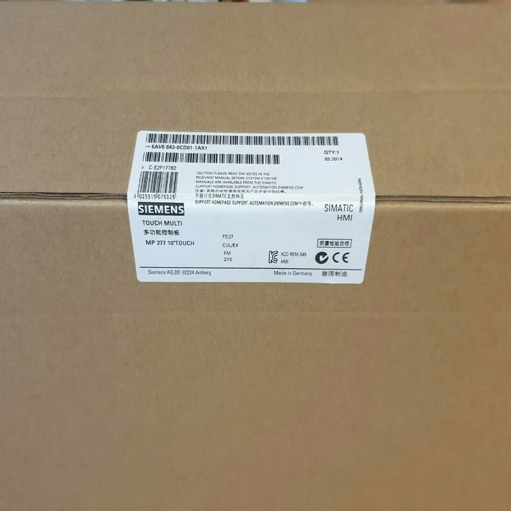 6AV6643-0CD01-1AX1 | SIMATIC HMI INTERFACE | NEW ORIGINAL | GERMANY | 6AV6 643-0CD01-1AX1