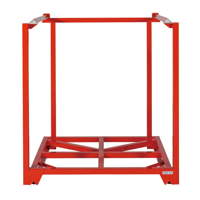 Hot sale detachable portable metal palletainer auto industry warehouse storage steel tyre nestainer rack
