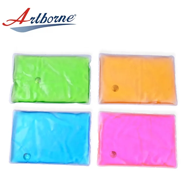 Artborne Rectangle Shape Custom Logo Heat Pad Hand Warmer Body Warmer Click Heat Pack Magic Gel Heat Pack Hand Warmer