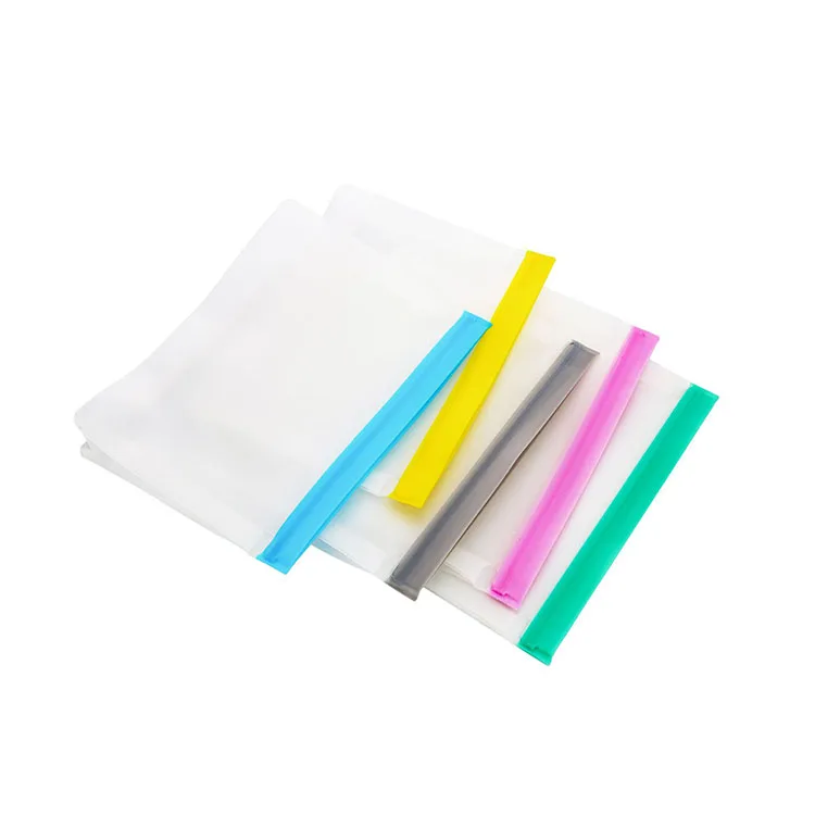 High quality Colorful waterproof PEVA snacks bag PEVA food grade resealable ziplock bag