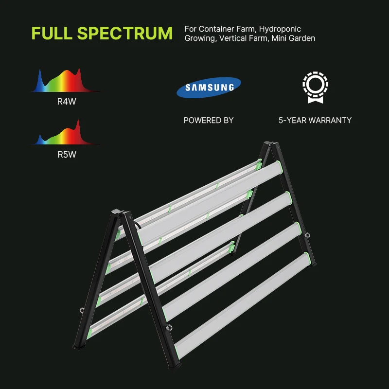 SINOWELL High Yields 5-year Warranty Daisy-Chain 4X8ft 4X6ft 4X4ft 1000W 800W 720W 645W Dimmable Samsung 301b LED Gorw Light