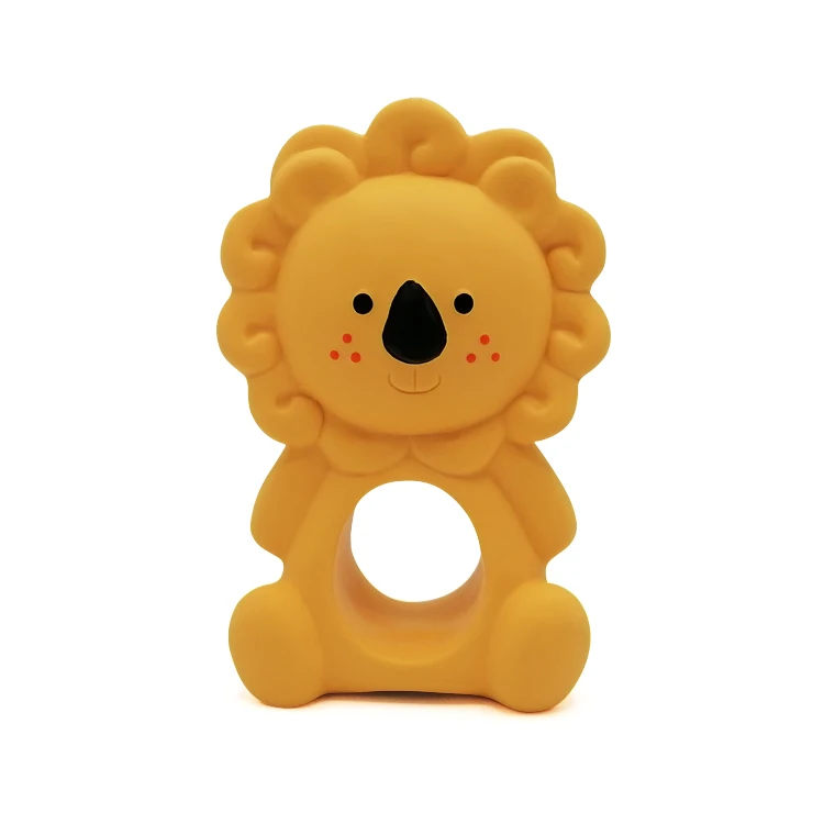 Hot Selling Natural Rubber Teeth Chew Lion Teeth Gum Toys