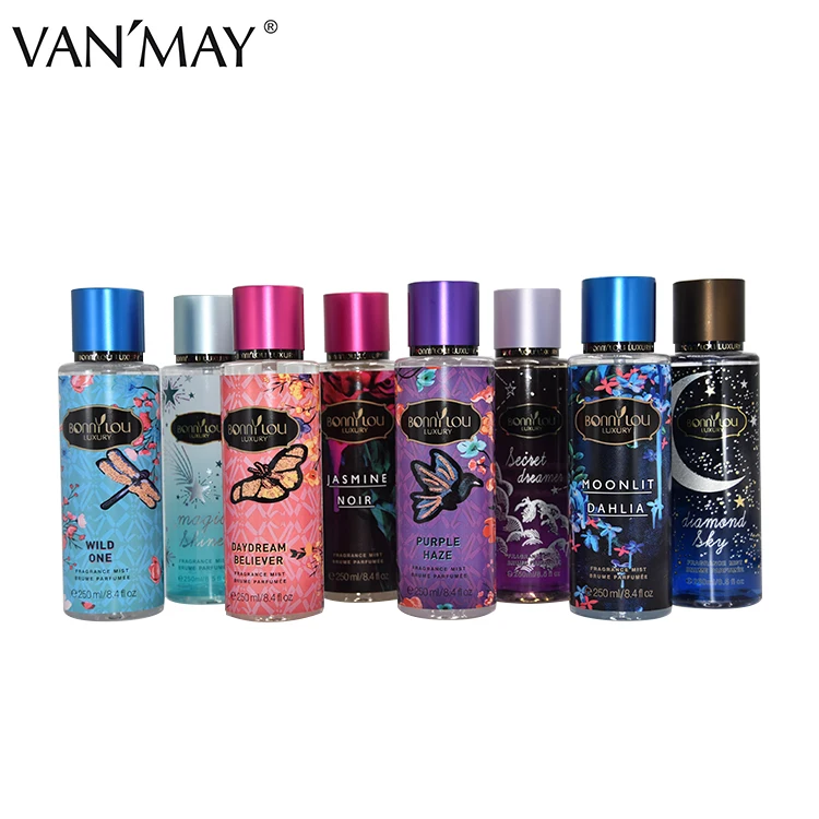 Custom body mist perfumes original body spray parfum for women body spray
