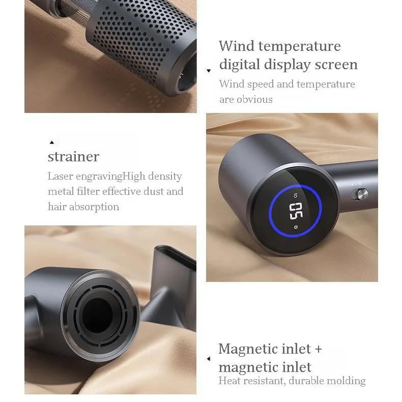 Anion hair dryer Home barber shop dormitory high-speed blower constant temperature does not hurt hair