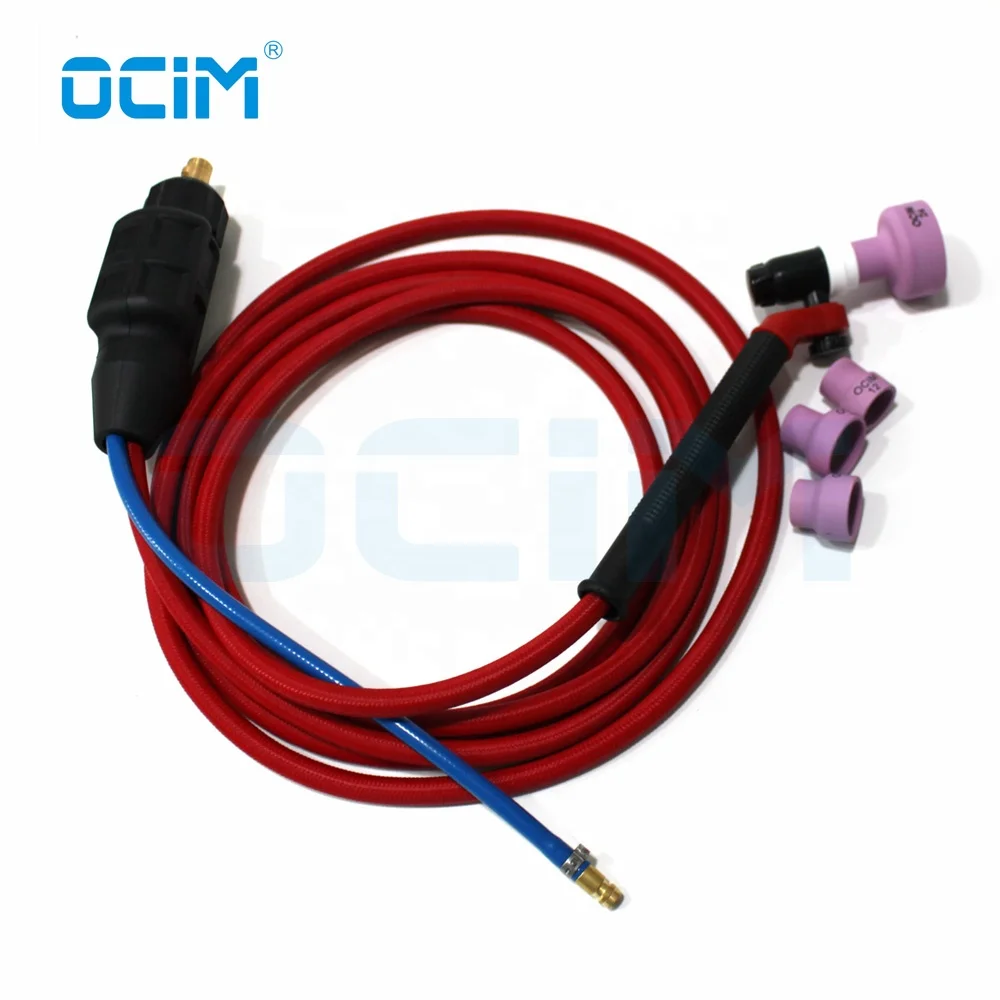 NR17 Red Soft Cable Torcha with Jumbo Ceramic Nozzle Welding Gun