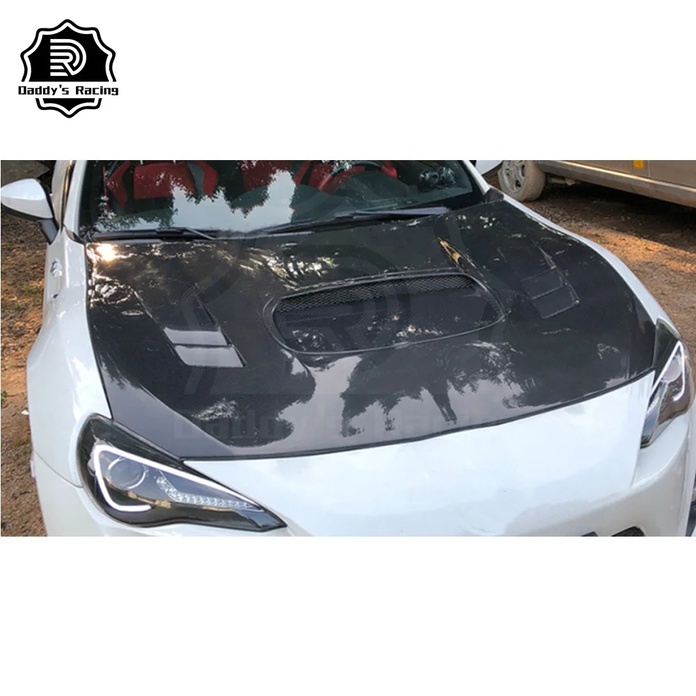 Капот передний из углеродного волокна подходит для Toyota GT86 Subaru BRZ 2013-2020 DD новый стиль