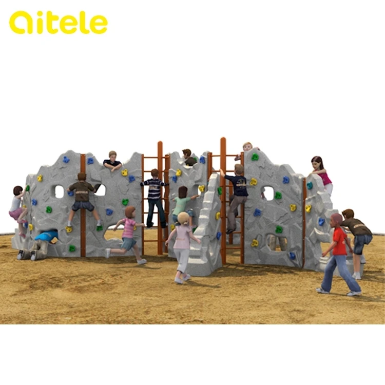 Лучшая цена, использованные Детские наружные пластиковые стены для скалолазания, стены для скалолазания для взрослых