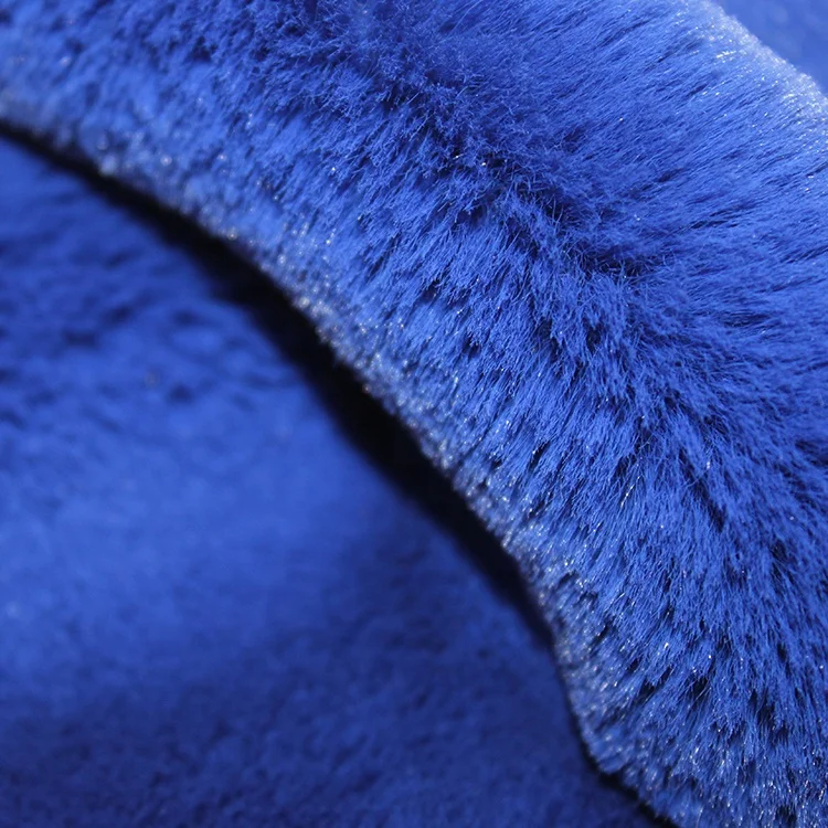 China Supply Plush Long Pile Poly Rabbit Faux Fur Fabric Eco Friendly For Coats Premium Fabrics