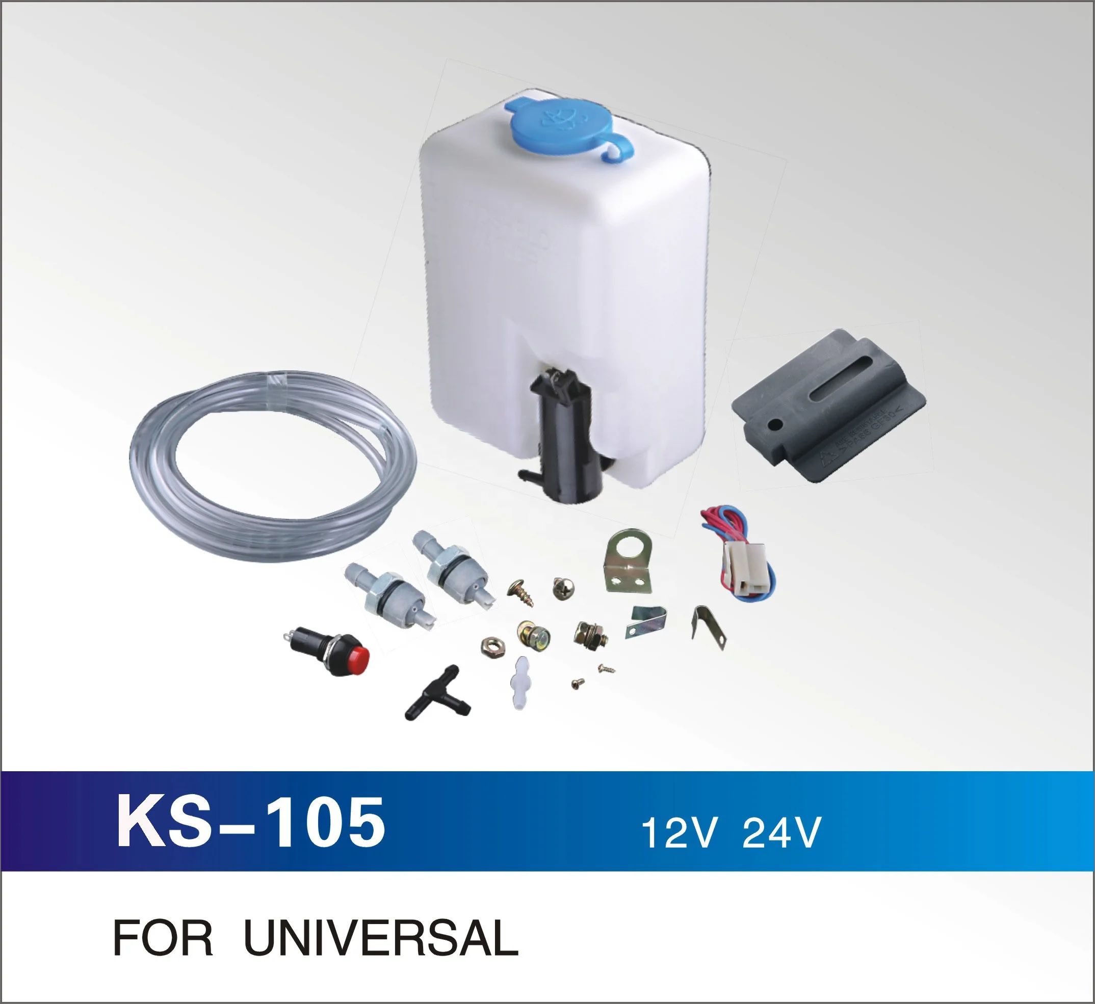  KS-105 распродажа оптовая продажа заводская цена бутылки-распылители для омывателя лобового стекла резервуар 1 6 л 12 В универсальные всех легковых