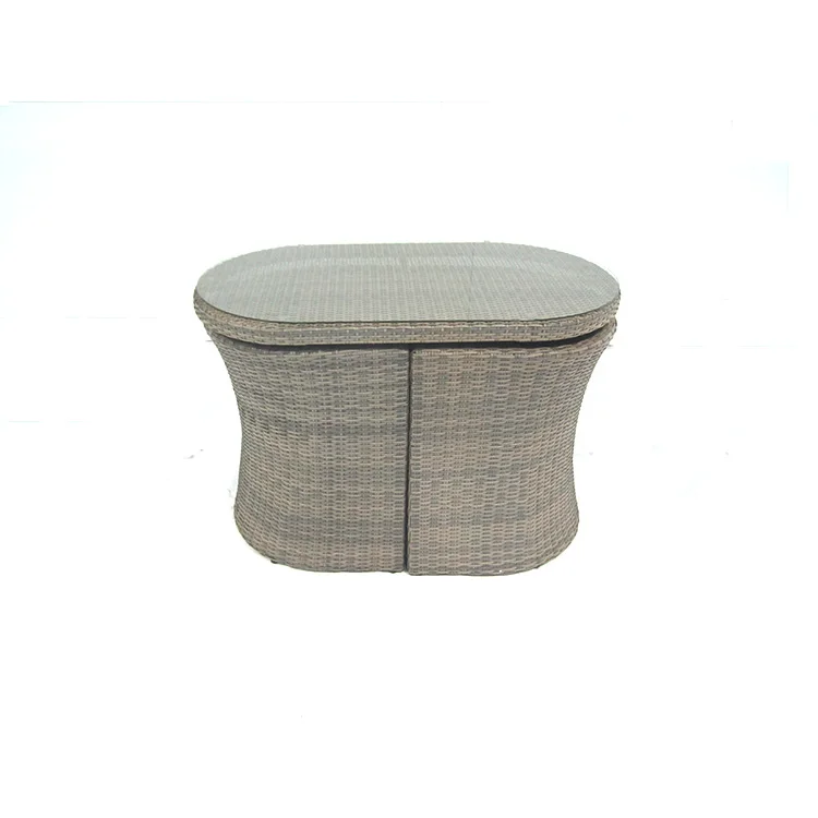 
Modern space saving furniture french bistro chair and coffee table set 