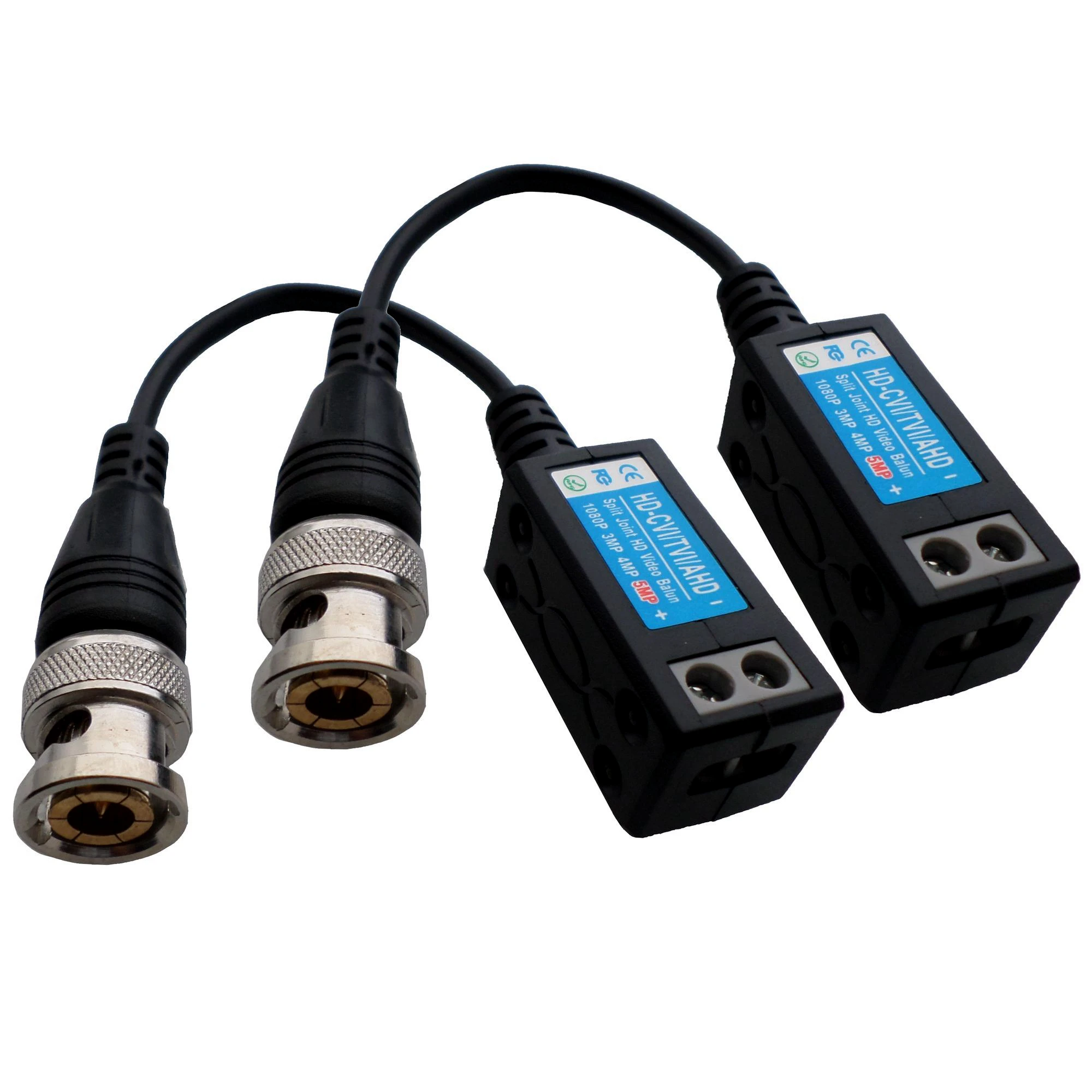 8MP Video Balun Video Balun Ground Loop Isolator Passive HD BNC Transceiver Transmitter UTP-Video-Balun
