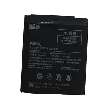  Аккумулятор для телефона BN41 сменная батарея Xiaomi BN43 BN46 BN48 BN45 BN4A BM42 BM45 BM46 Redmi Note 2 3 4x5 6 7