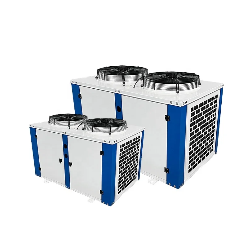 12HP U Type Air-cooled Unit With External Rotor Motor For Medium&High Temp Compressor Condensing Unit