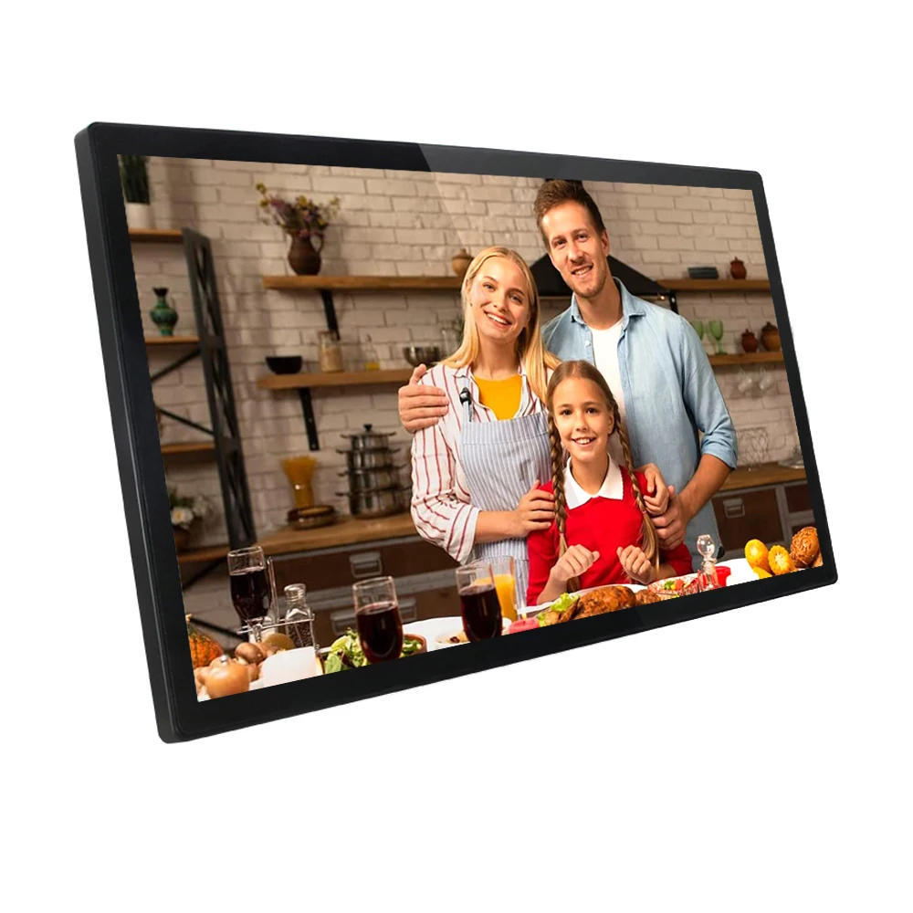 HD IPS Screen Music Video Player Auto-Rotate Wall Mountable 32 Inch Digital Electronic Photo Frame