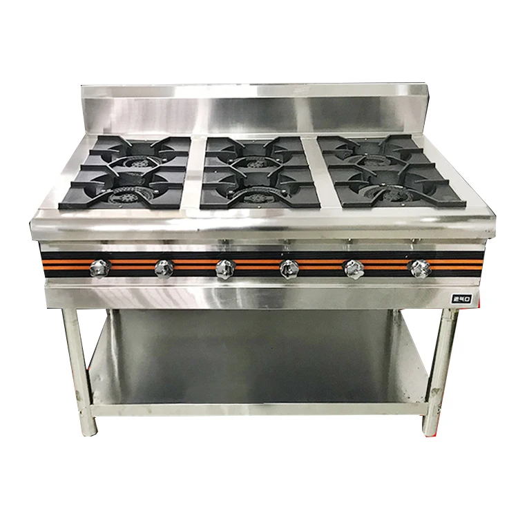 High Pressure Restaurant Cooktops Gas Stove