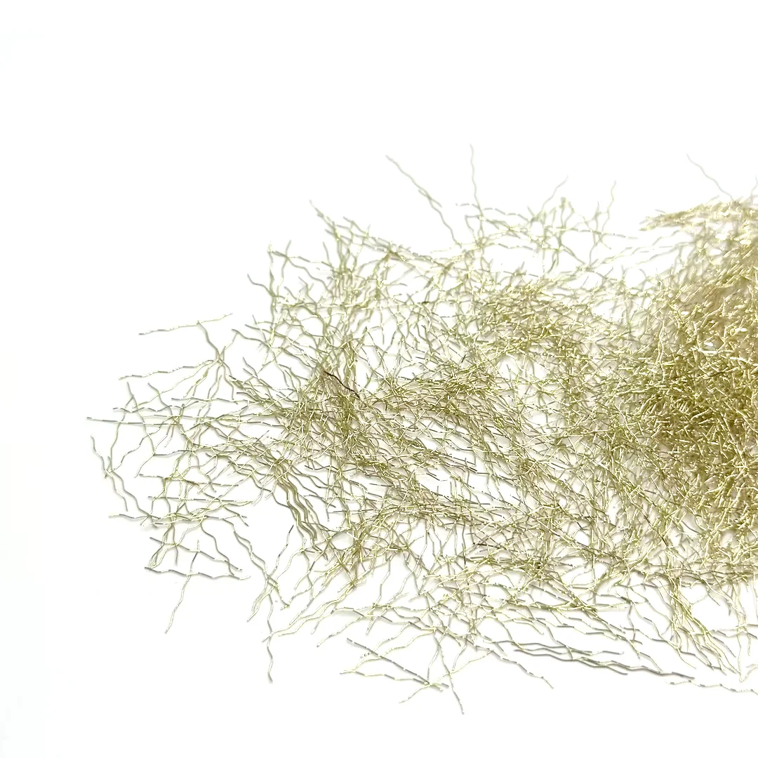 High Strength Corrosion Resistance Steel Fiber Easy Disperse Corrugated Copper Plated Fiber Building Metal Building Material