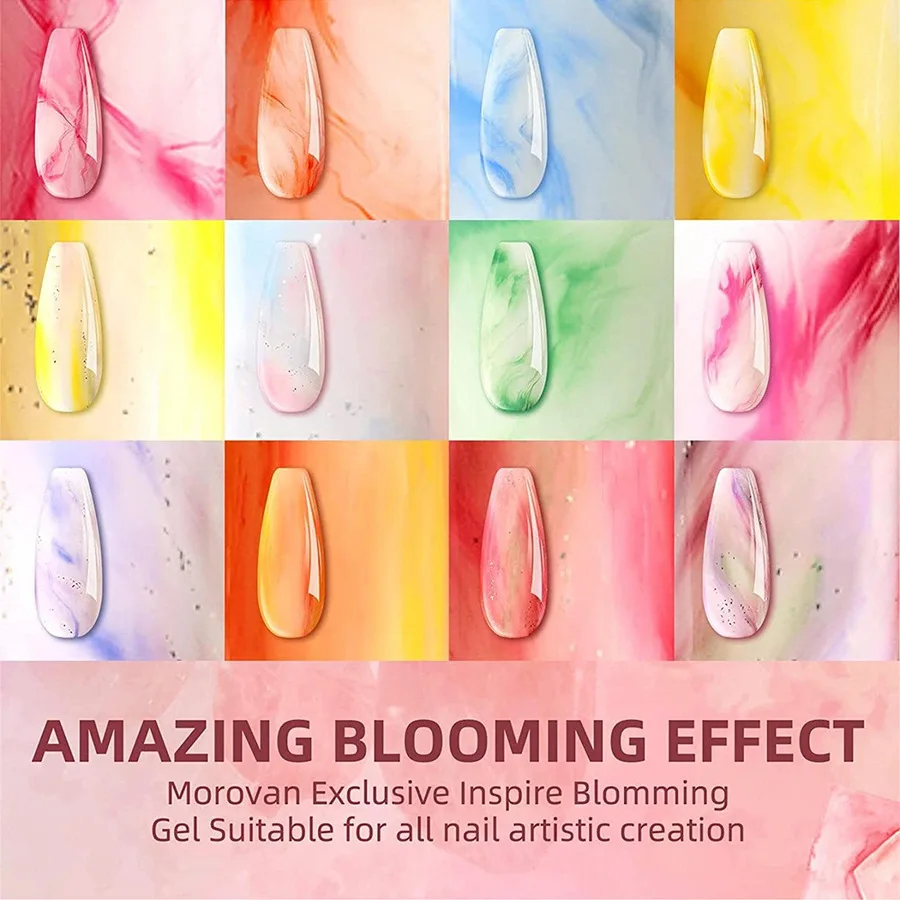 Japanese Blooming Gel Polish 15ml New Multifunctional Wholesale DIY Blooming Effect Nail Creative Design UV Gel Polish