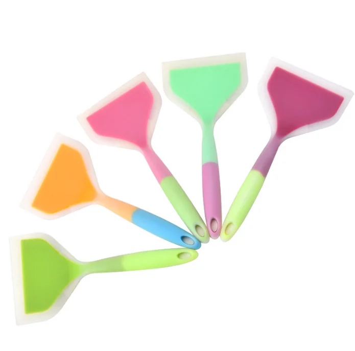 Новинка 2021, силиконовая кухонная лопатка, новый дизайн, антипригарная лопатка для выпечки