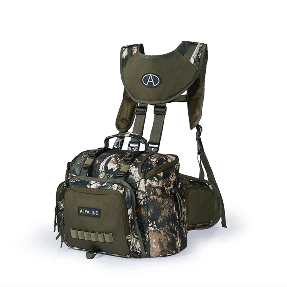 ALFA Outdoor Duck hunting blind bag Waterfowl hunting pack Camo hunting backpack