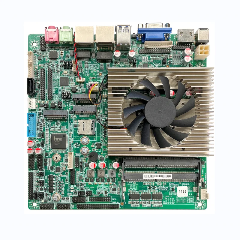 11TH Gen 1135G7 itx motherboard 1000M 2 Lan 170x170mm mainboard gaming core 4 displays 2 ddr4  PCIEX2 Tiger Lake-UP3 Processor
