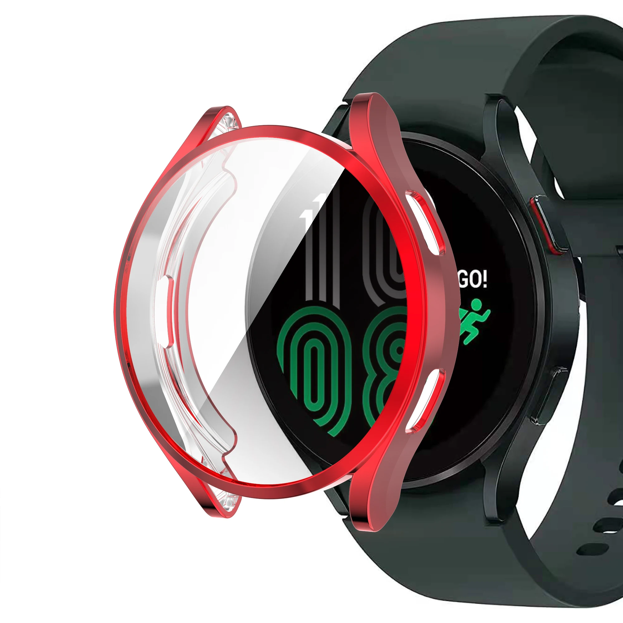 Противотуманное Закаленное стекло Защитная пленка Мягкий ТПУ Samsung Galaxy Watch 4 Защита экрана 44 мм