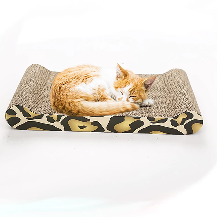 
ECO friendly Cardboard Recyclable Corrugated Scratching Pad Scratch-resistant Bed Cat Scratcher Cardboard 