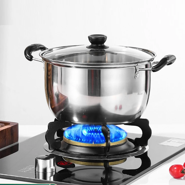 Multi-function Kitchen induction bottom Stainless Steel Cookware Cooking Soup Stock Pots Set