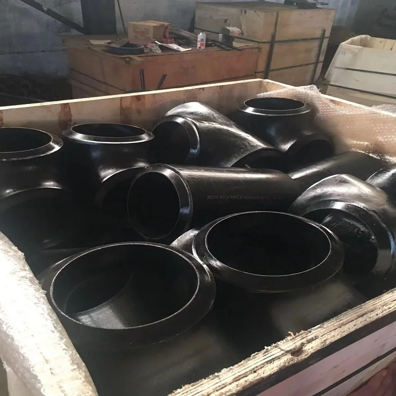 WPC Carbon Steel Butt Welding Fitting Seamless Pipe Tee and Reducer