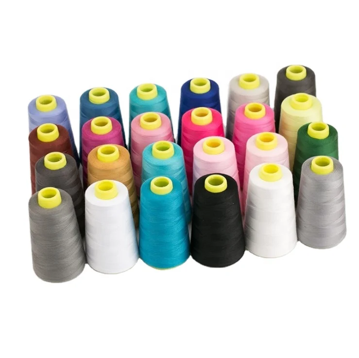 30/2 1000 yards fantastic quality polyester sewing threads for sewing supplies raw white and dyed color available