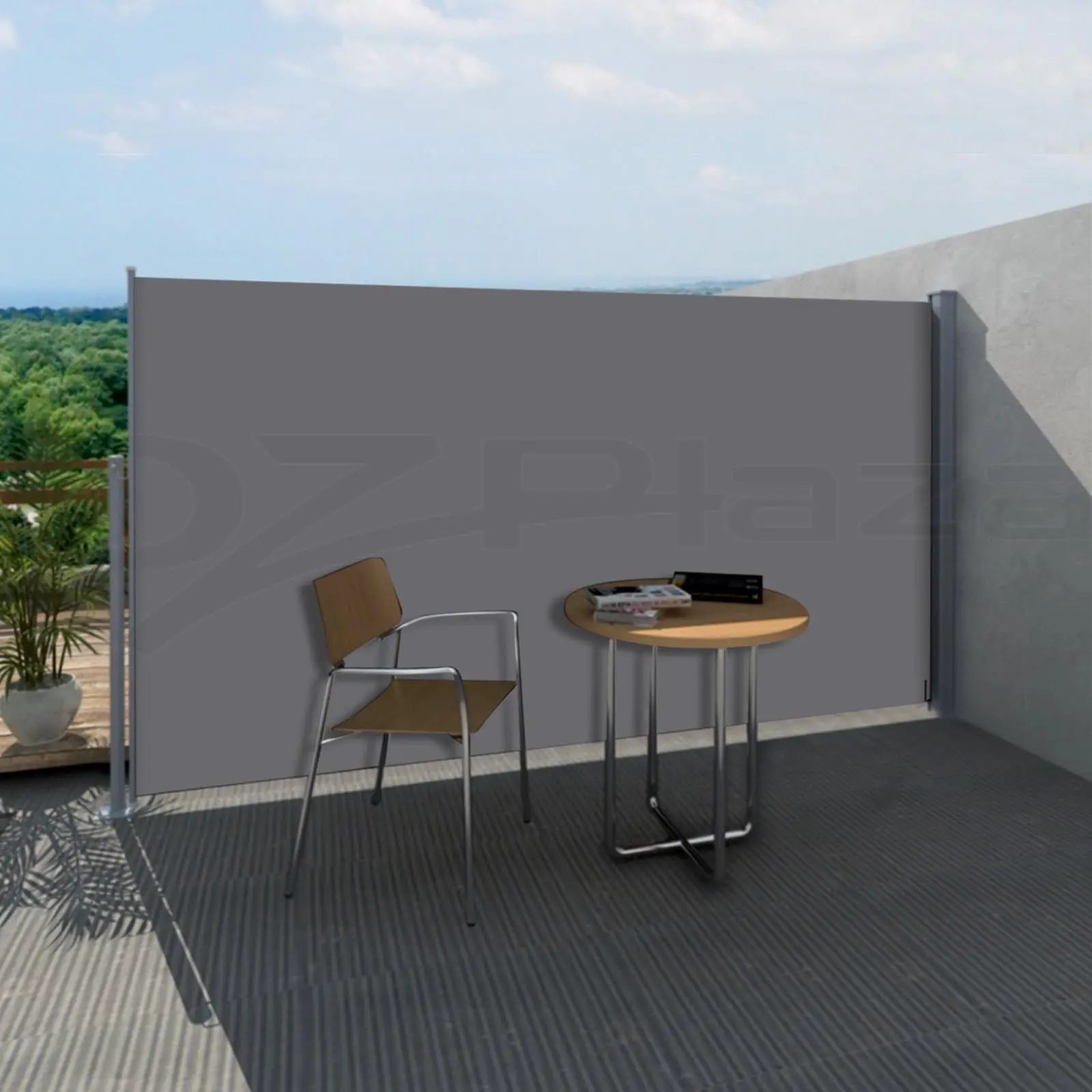 Современный солнцезащитный козырек для патио, уличная беседка, выдвижная крыша, односторонний тент, частное пространство 200x300 см