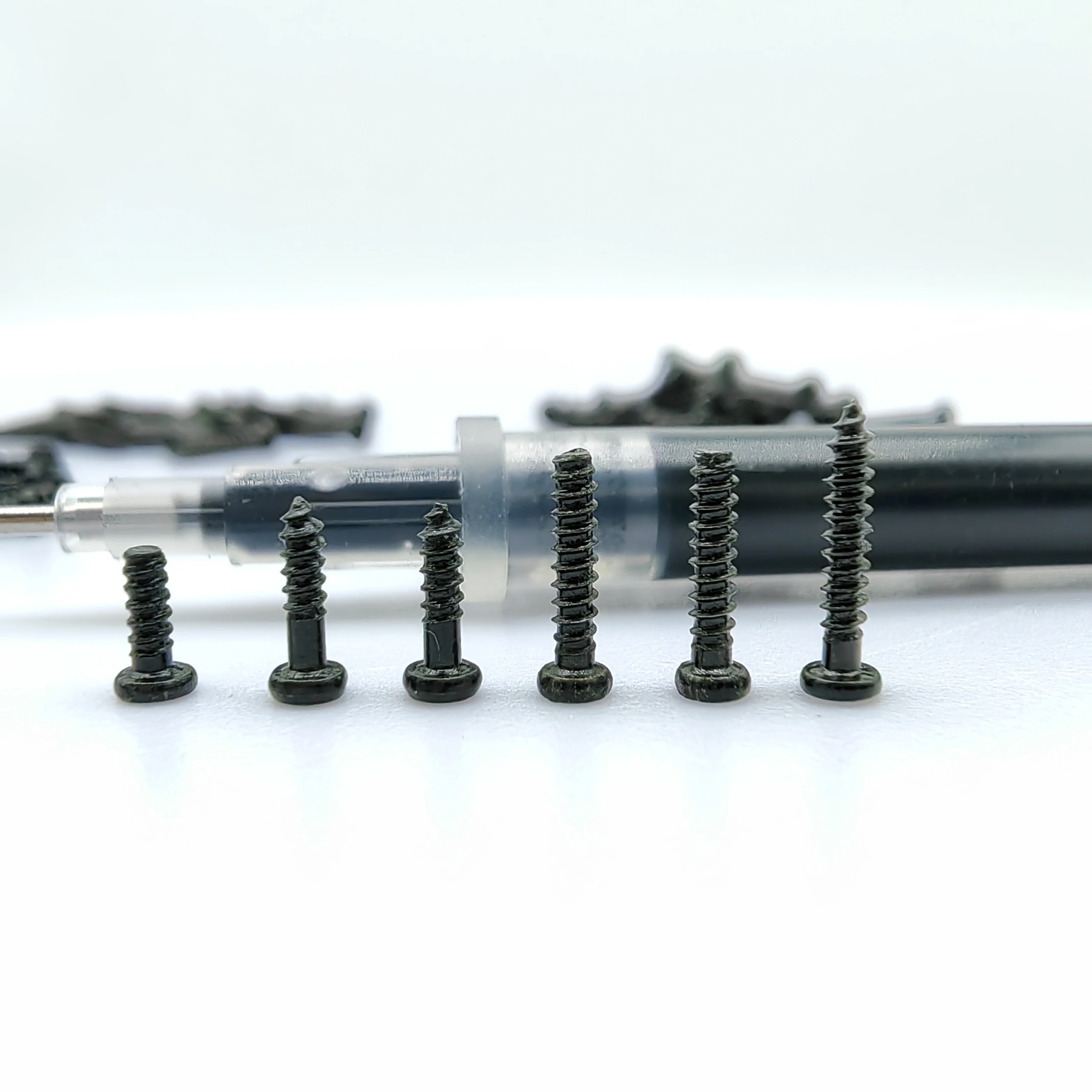 Phillips Pan Head Micro Mount Camera Mounting Screw 1 mm Stainless Steel Black Plain BLUE  Mini Screw