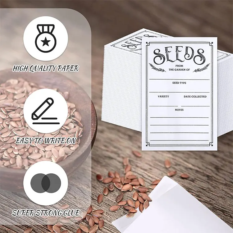 Hot sales 100% degradable biodegradable envelope kraft paper bag fertilizer seeds package bag