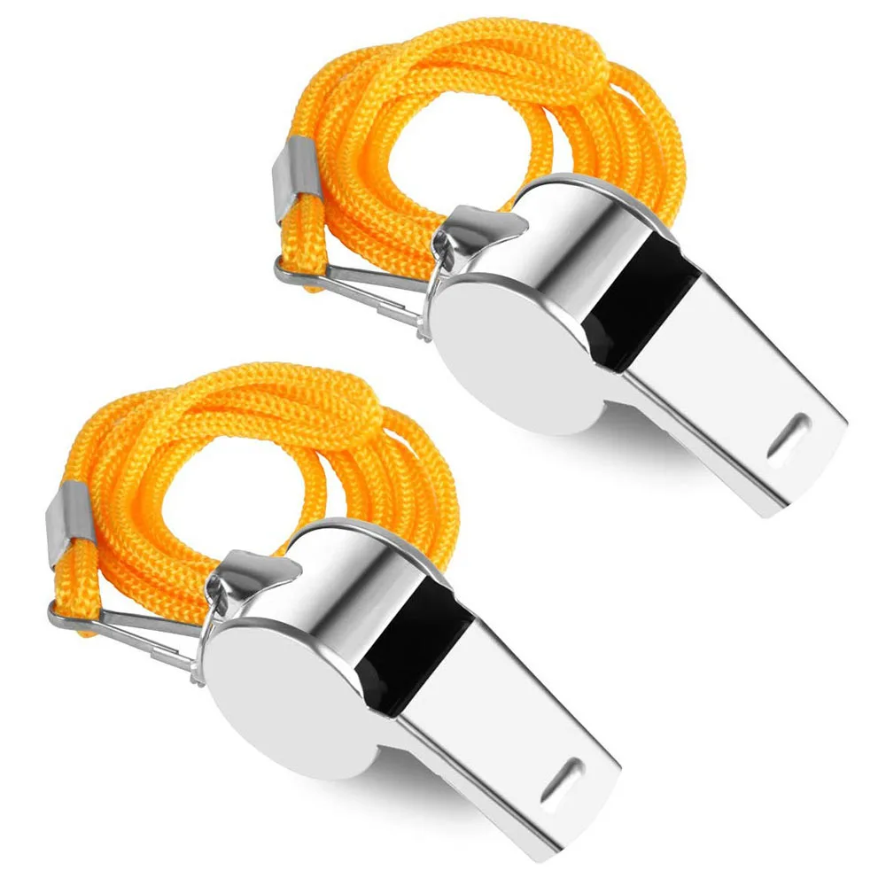 Metal referee whistle Stainless steel iron whistle Metal sports whistle