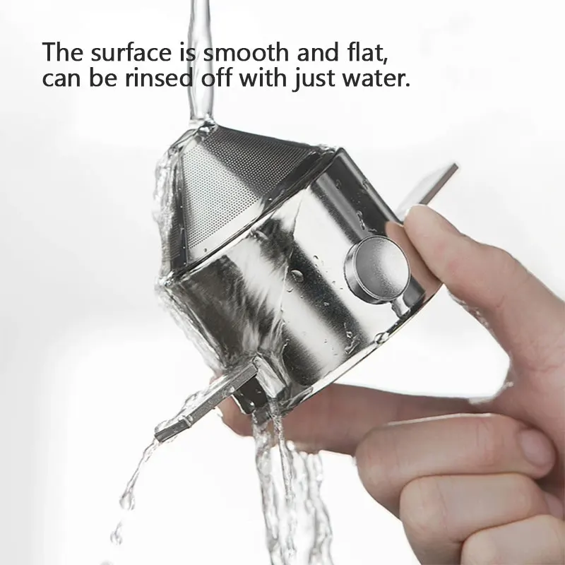 Camping, Outdoor Pour Over Stainless Steel Foldable Coffee Drip Filter Portable Folding Reusable Coffee Filter