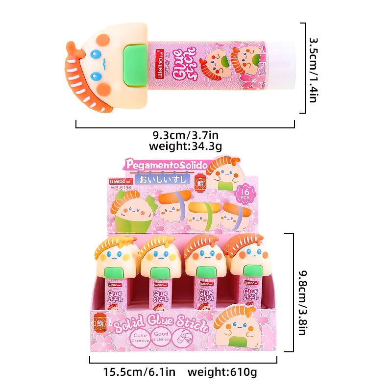 Weibo Glue Stick School Wholesale Price High Quality Office School White Solid Glue Stick Stationery Supplies Weibo Stationery