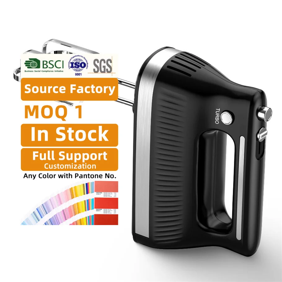 Kitchen 180W 240W 260W 300W 400W 600W Handmixer Electric Food Cake Mixing Beater Handheld Hand Held Mixer With Storage Base Box