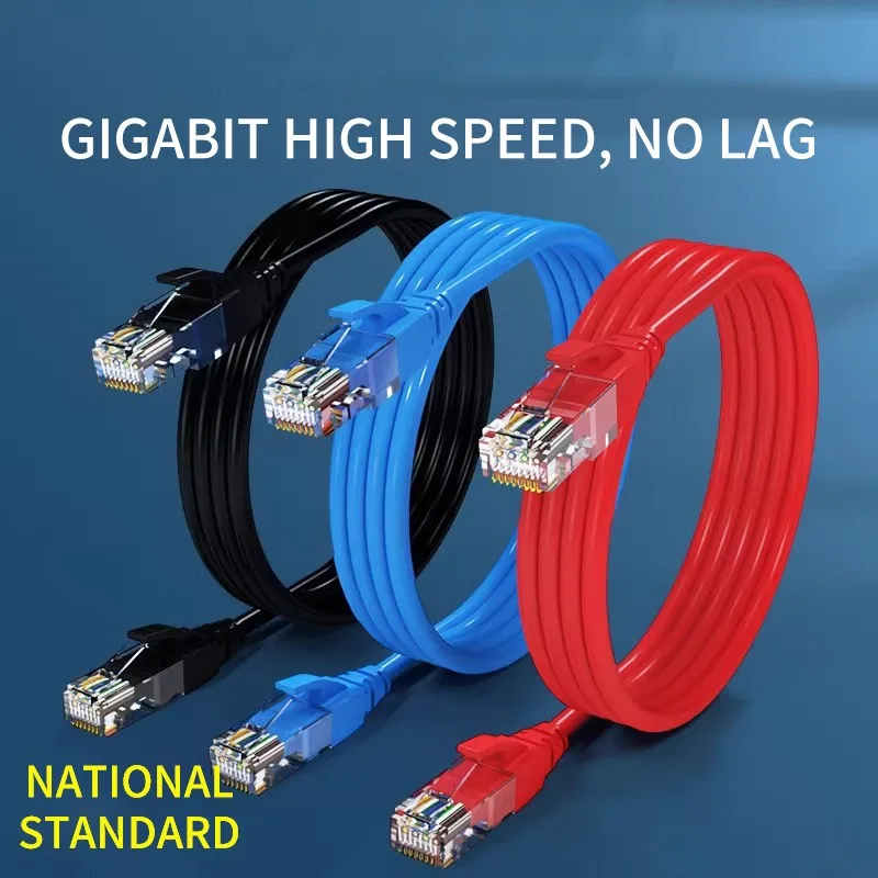 Kingwire  High Quality ethernet internet lan Sftp Cat6a Cat5 26awg 28awg Cat6 patch cord UTP Cat7  cable STP Patch Cable