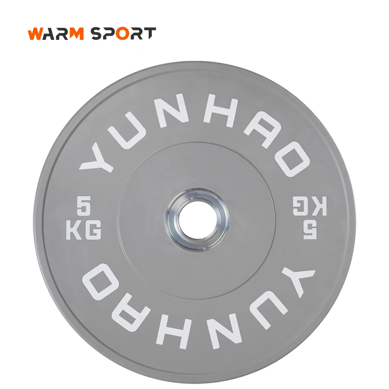 5-25 KG 10-55 LB Factory Supply Custom Logo Fitness Competition Bumper Plates Weight lifting Barbell Color Rubber Bumper Plate