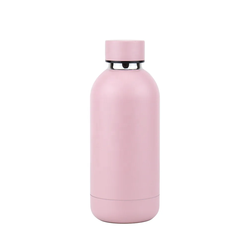 
2021 wholesale new stainless steel water bottle Hot sale pink matte bottle milk steel bottle for children 