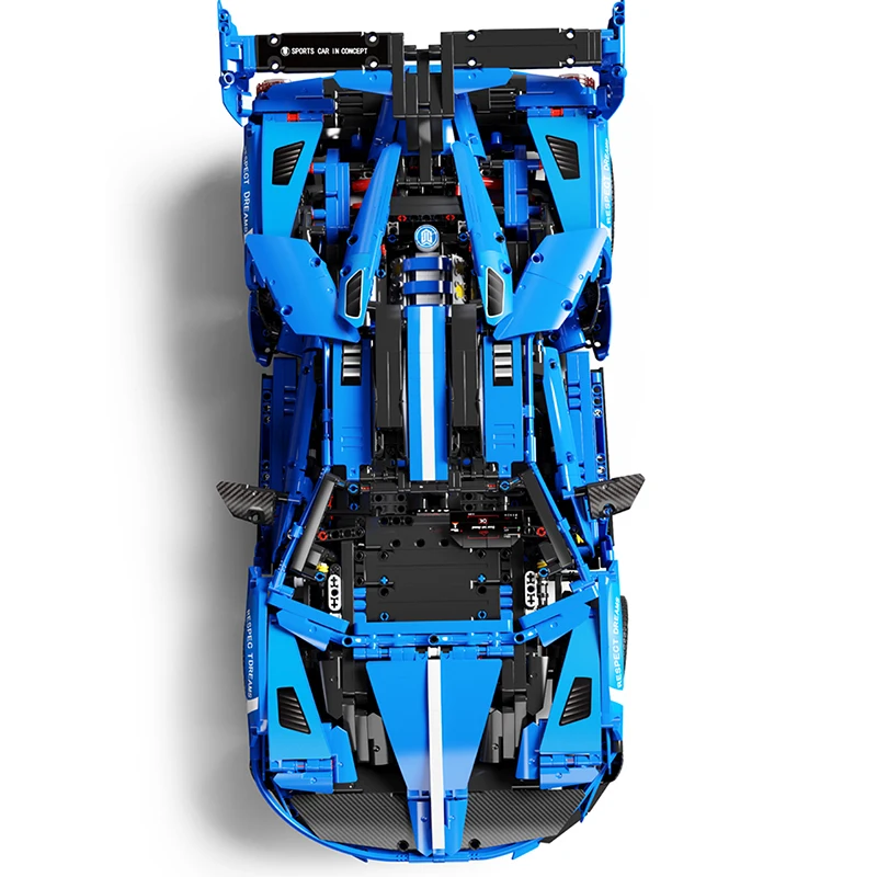 Конструктор MOYU RC 1/8 спортивный автомобиль MOC кирпичные автомобили строительные блоки игрушечный набор
