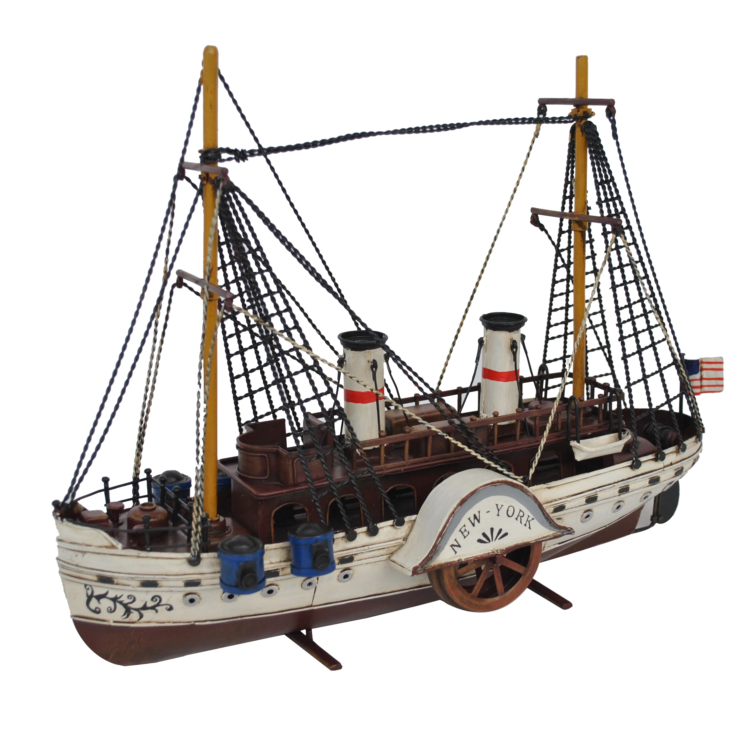 Handmade metal model ship,model boat scale 1/20 for shop decor, business gifts